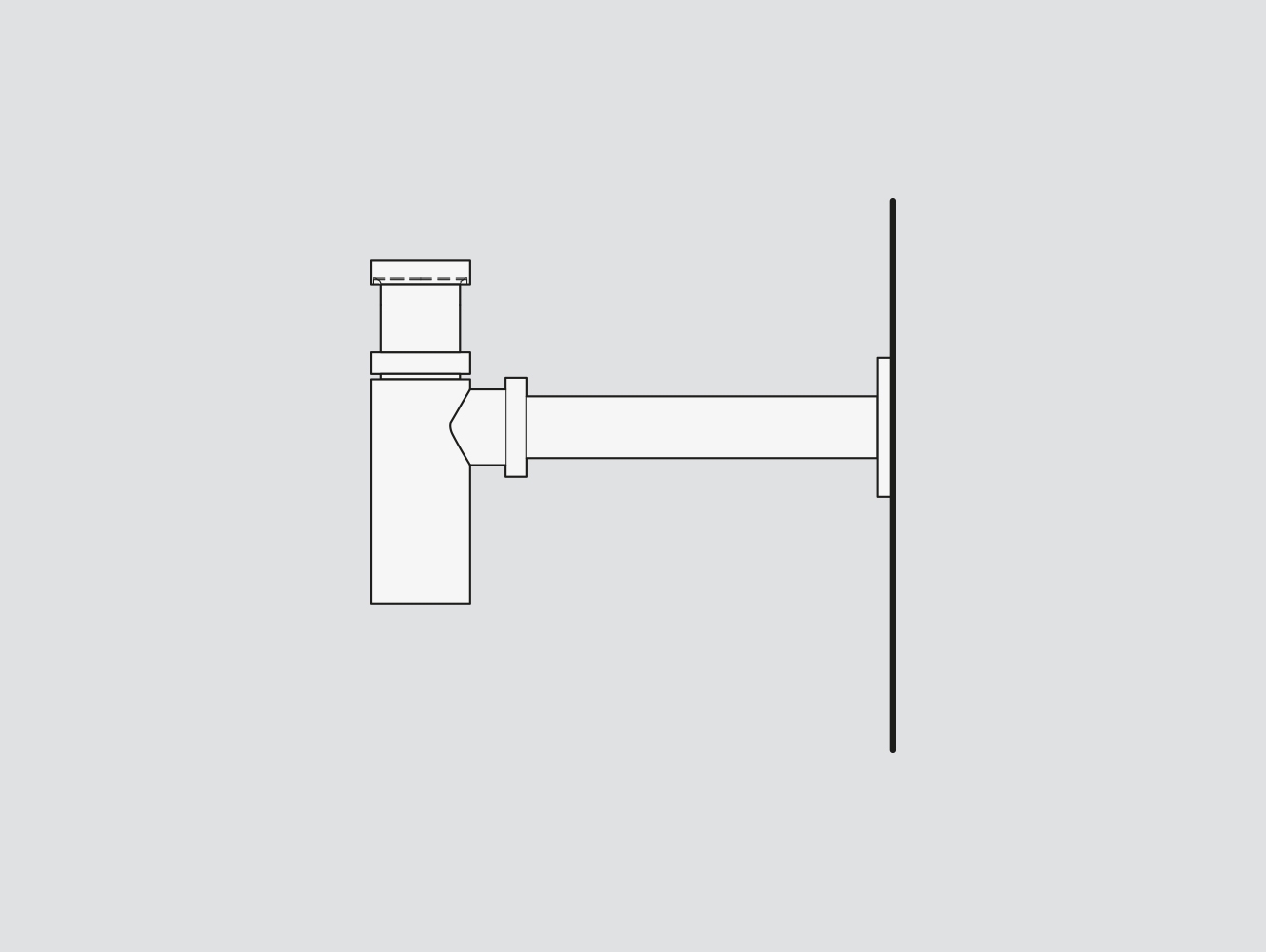 SIFTIB-CR Сифон для слива в стену (рекомендуется) cielo Arcadia Ceramica Cielo 