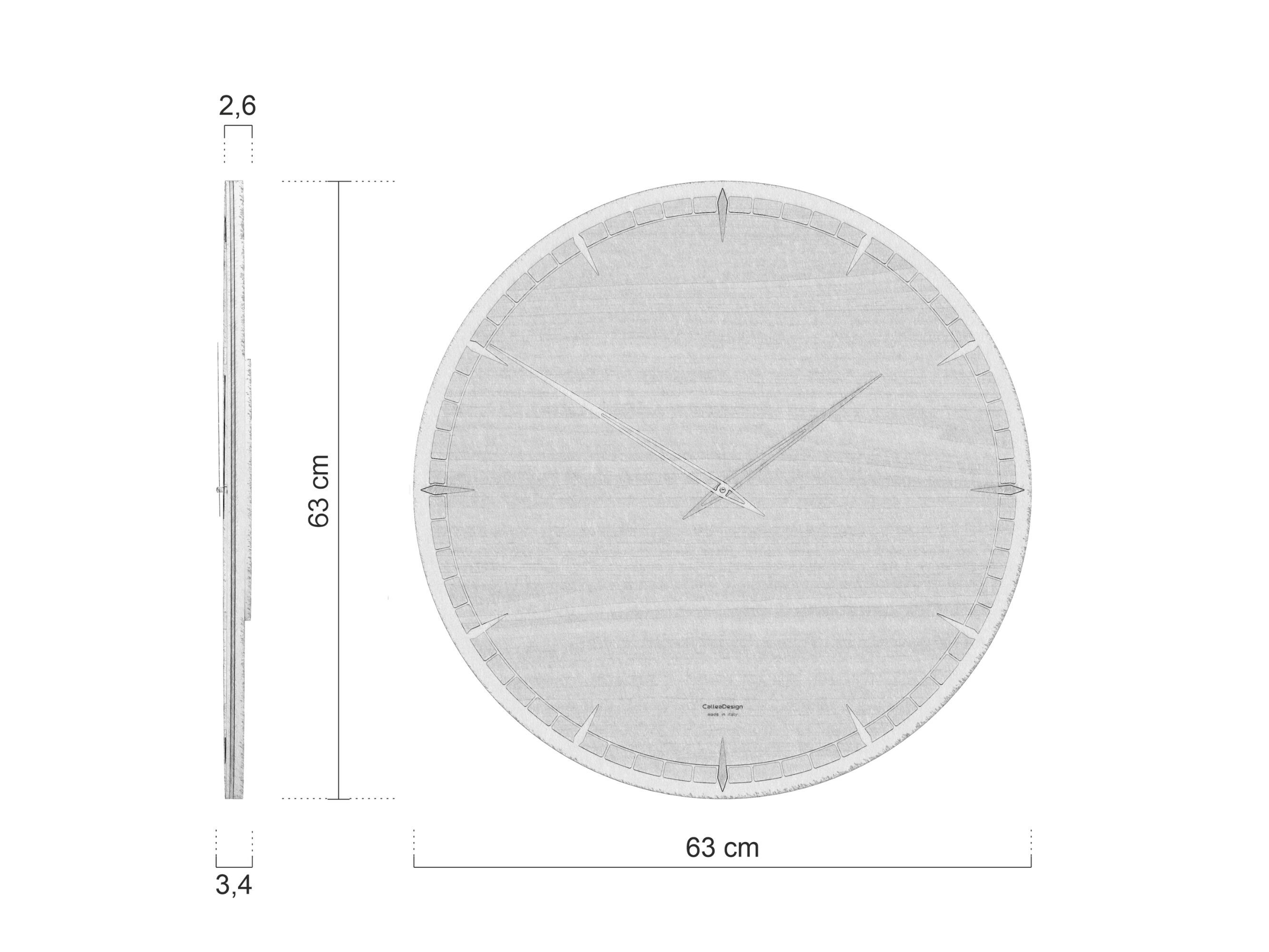 Настенные часы MDF CalleaDesign ELOISE ARCH-00081918 - Вид №3