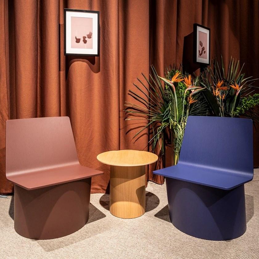 Crassevig Круглый журнальный столик из фанеры Bias sun-id-1383756 - Вид №2