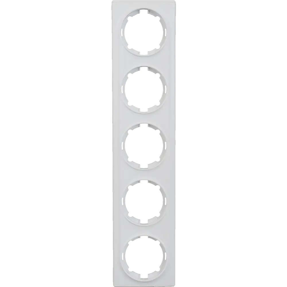 Рамка Florence от OneKeyElectro на 5 постов — классика в белом цвете 82126980 STLM-0019865