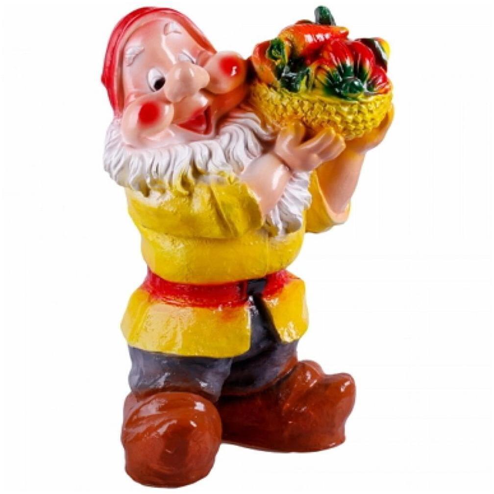 90382229 Фигура садовая 123 Гном с овощами 23.50х45 см STLM-0208013 ГЗДСИ ДЕКОСТЕК ООО