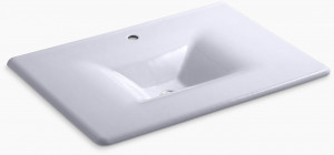 K-3049-1-GRL Накладная раковина на столешницу  прямоугольная Kohler
