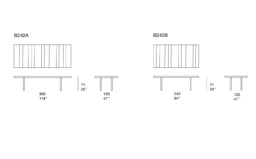 Деревянный садовый стол Paola Lenti DOCK ARCH-00031911 - Вид №2