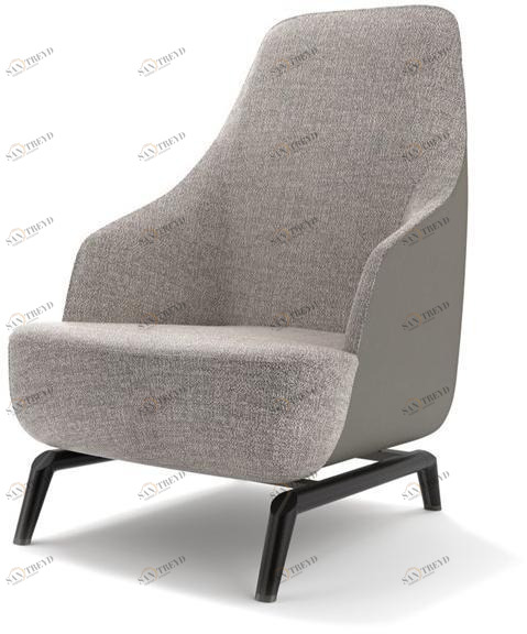 Giorgetti Кресло Bergere обитое тканью с подлокотниками sun-id-1380333