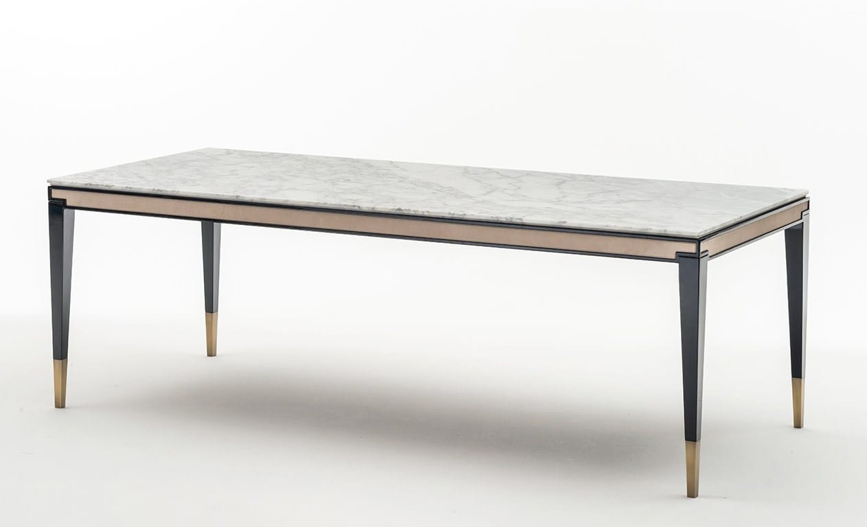Мраморный прямоугольный обеденный стол OAK Милан ARCH-00125740 - Вид №1