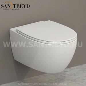 MDS03BI Подвесной унитаз настенный Белый Ceramica Globo 4ALL Италия