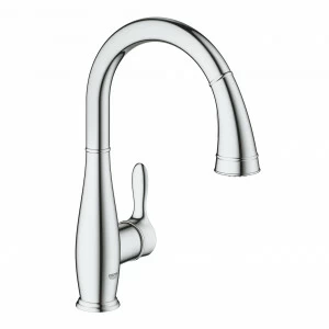 Смеситель для кухни GROHE Parkfield с выдвижным изливом/лейкой, хром (30215001)