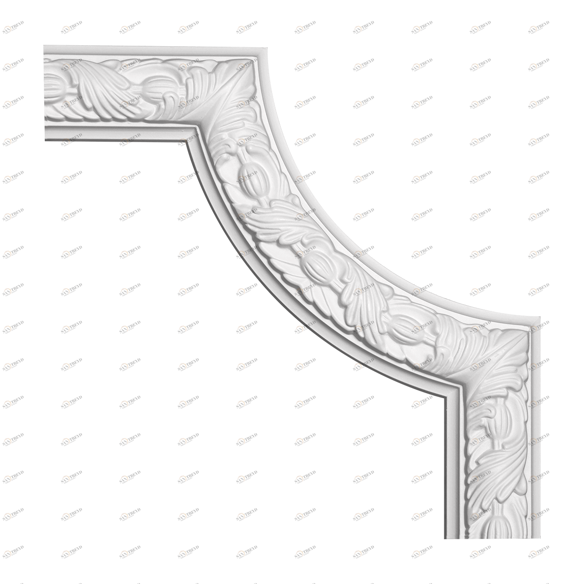 ЕВРОПЛАСТ 1.52.348 Угловой элемент 1.52.348 Пенополиуретан 