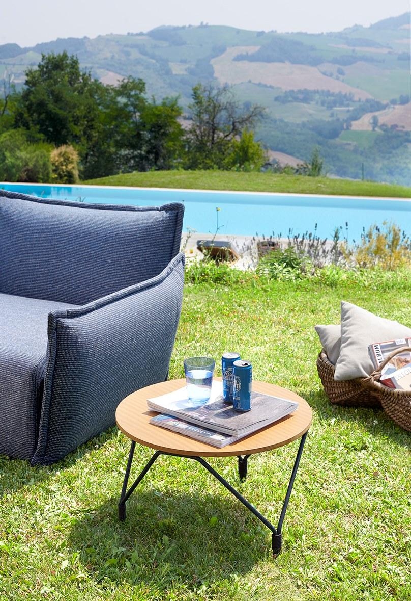 Potocco Мягкое кресло со съемным чехлом из ткани Purple 935/p, 935p-out - Вид №6