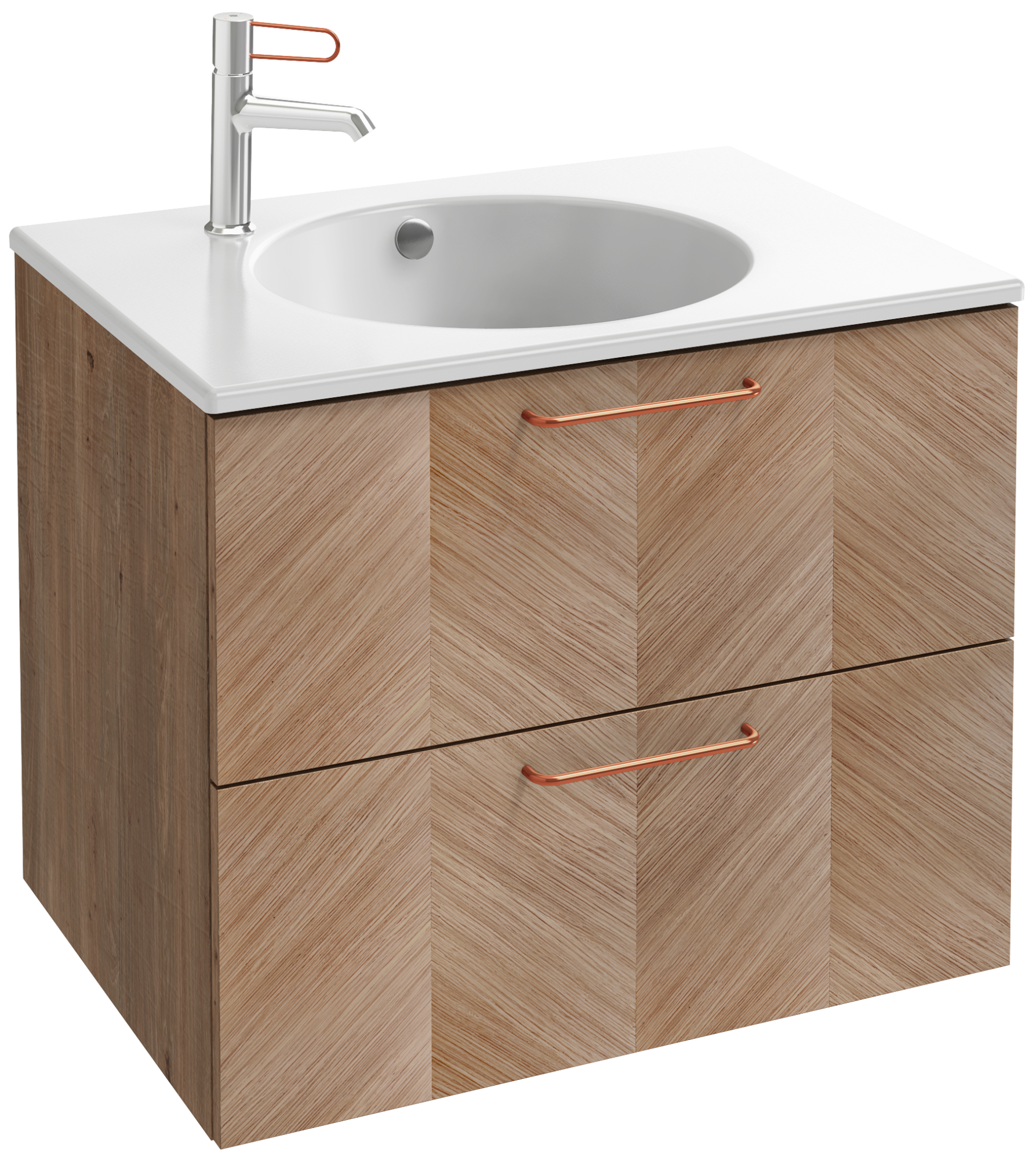 EB2521-R7-N14 Тумба под столешницу 70 см, 2 ящика, бронзовая ручка JACOB DELAFON ODÉON RIVE GAUCHE ODEON RIVE GAUCHE