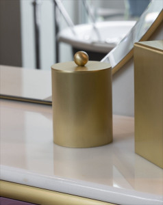 Держатель для макияжа из латуни