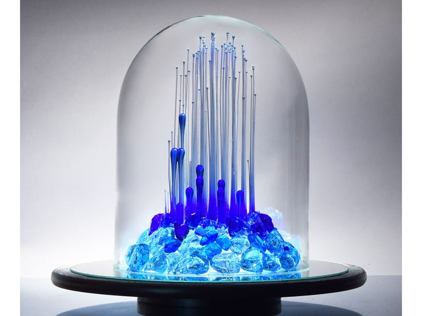 Стеклянная скульптура Mosche Bianche Жидкое стекло ARCH-00049346