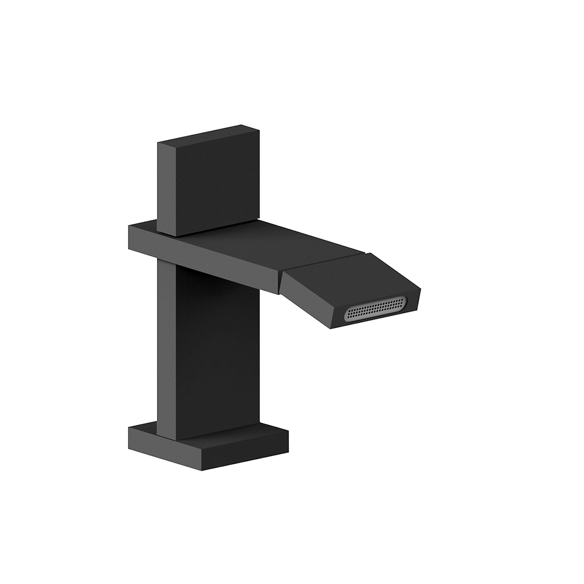 T008WF  Смеситель для биде на 1 отверстиевылет 11,4 см ручка ограничитель потока воды до 5 л/мин при 3 бар видимый аэратор подводка без донного клапана Fantini AK/25 Santreyd