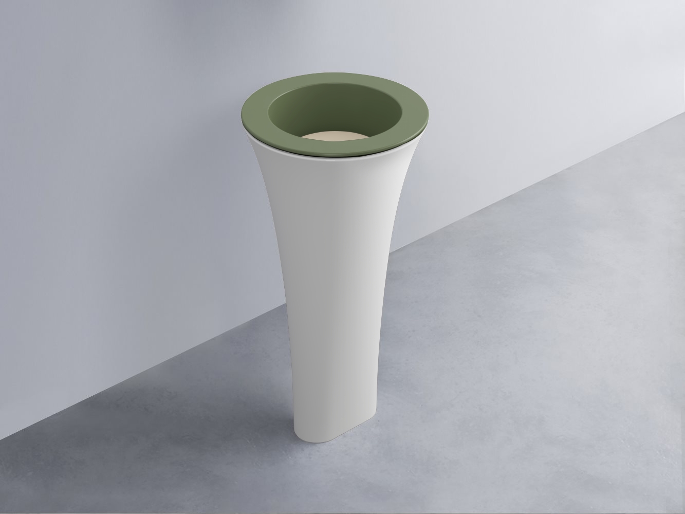 AMLA45-AG+AMPILT-LN+AMCOLT-BL Раковина Amedeo Tondo отдельностоящая cielo Enjoy + Amedeo Ceramica Cielo