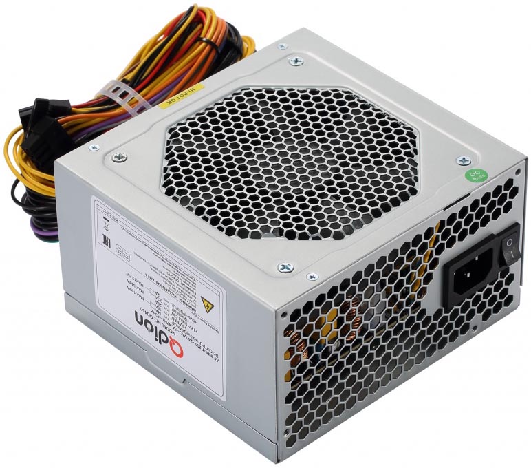 QD450 Power supply qdion atx 450w, 120mm, 5xsata, 1xpci-e, nonpfc FSP Santreyd 