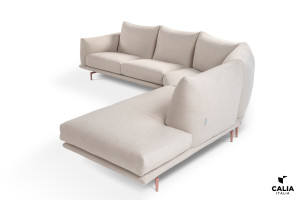 Модульный угловой диван из ткани