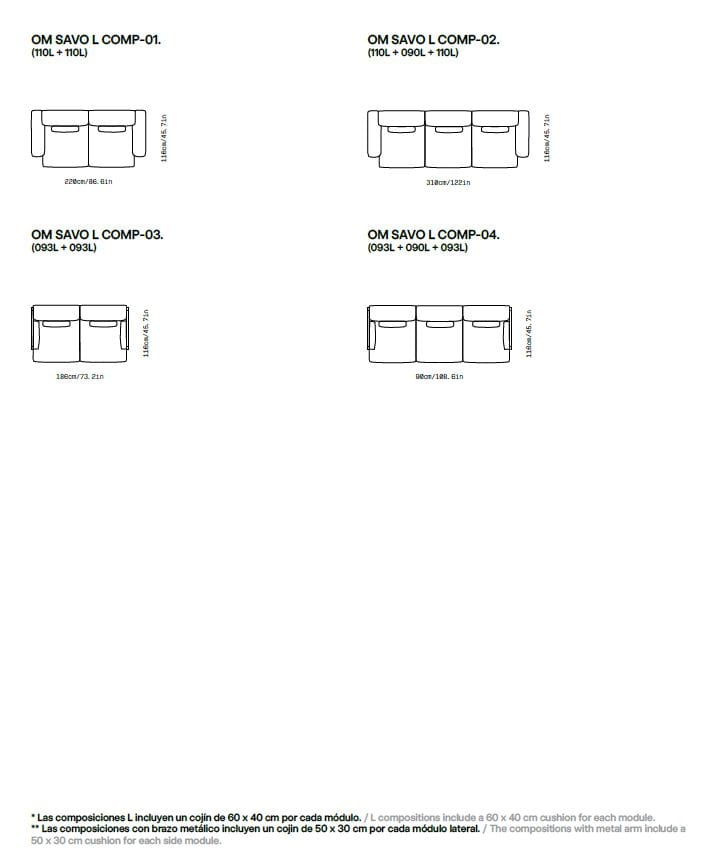 Модульный тканевый диван Omelette Editions Savoye ARCH-00126393 - Вид №9