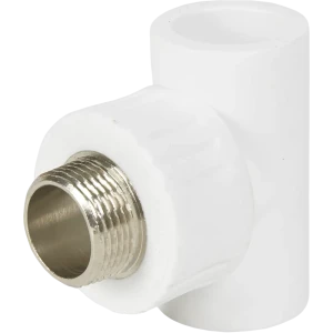 Тройник комбинированный РВК 25x3/4"x25 мм НР полипропилен 020808