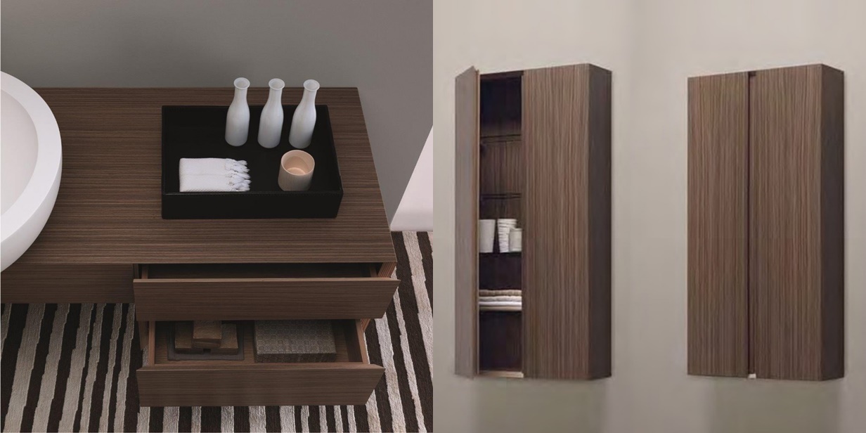 Toscoquattro Комплект мебели для ванной 02 GENESI коричневый 22A04LE22B01LE08LC1CB - Вид №2