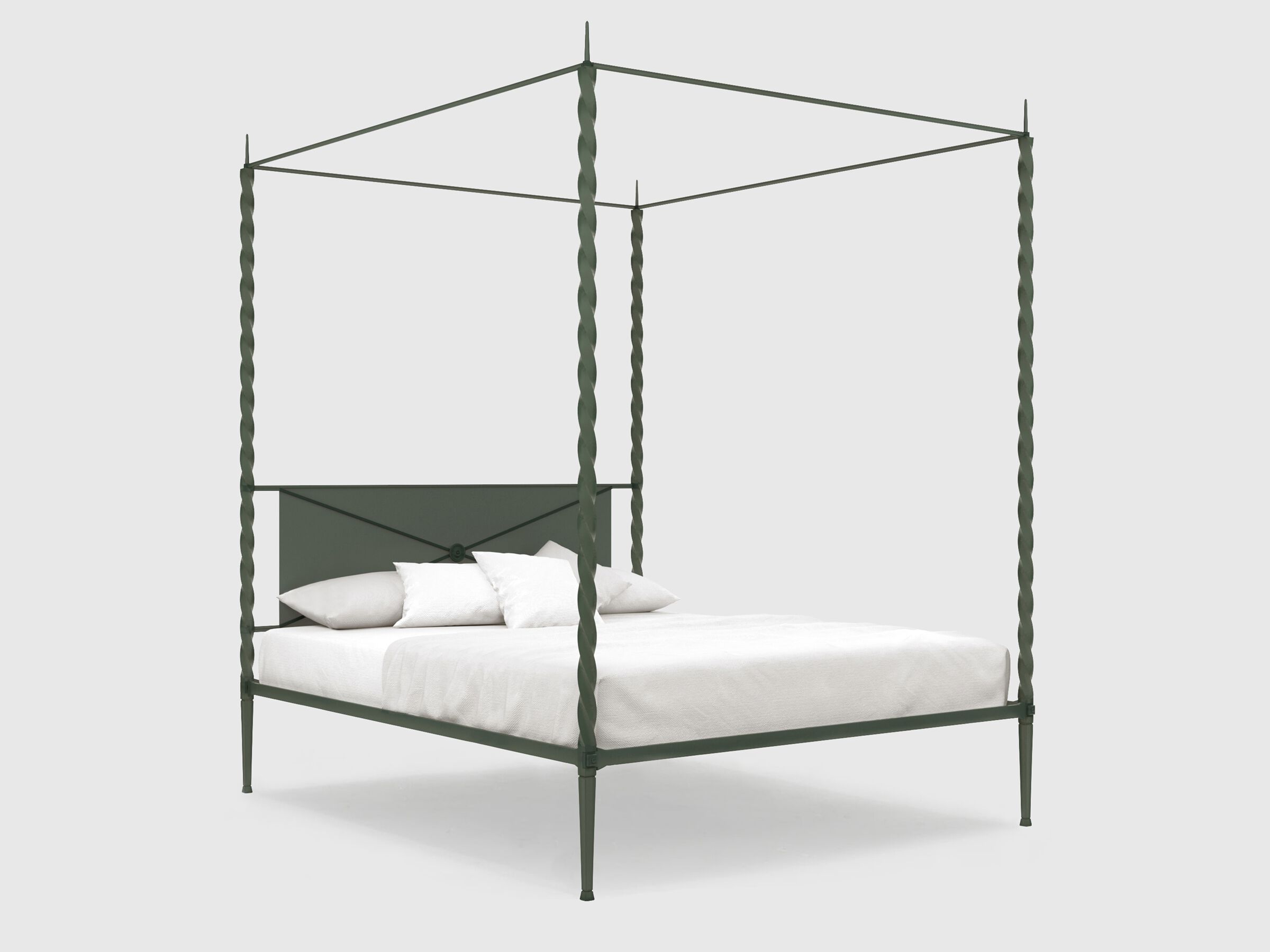 Двуспальная кровать из кованого железа с балдахином Lispi RITO ARCH-00050245 - Вид №2