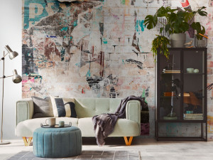 Нетканые обои с эффектом стен