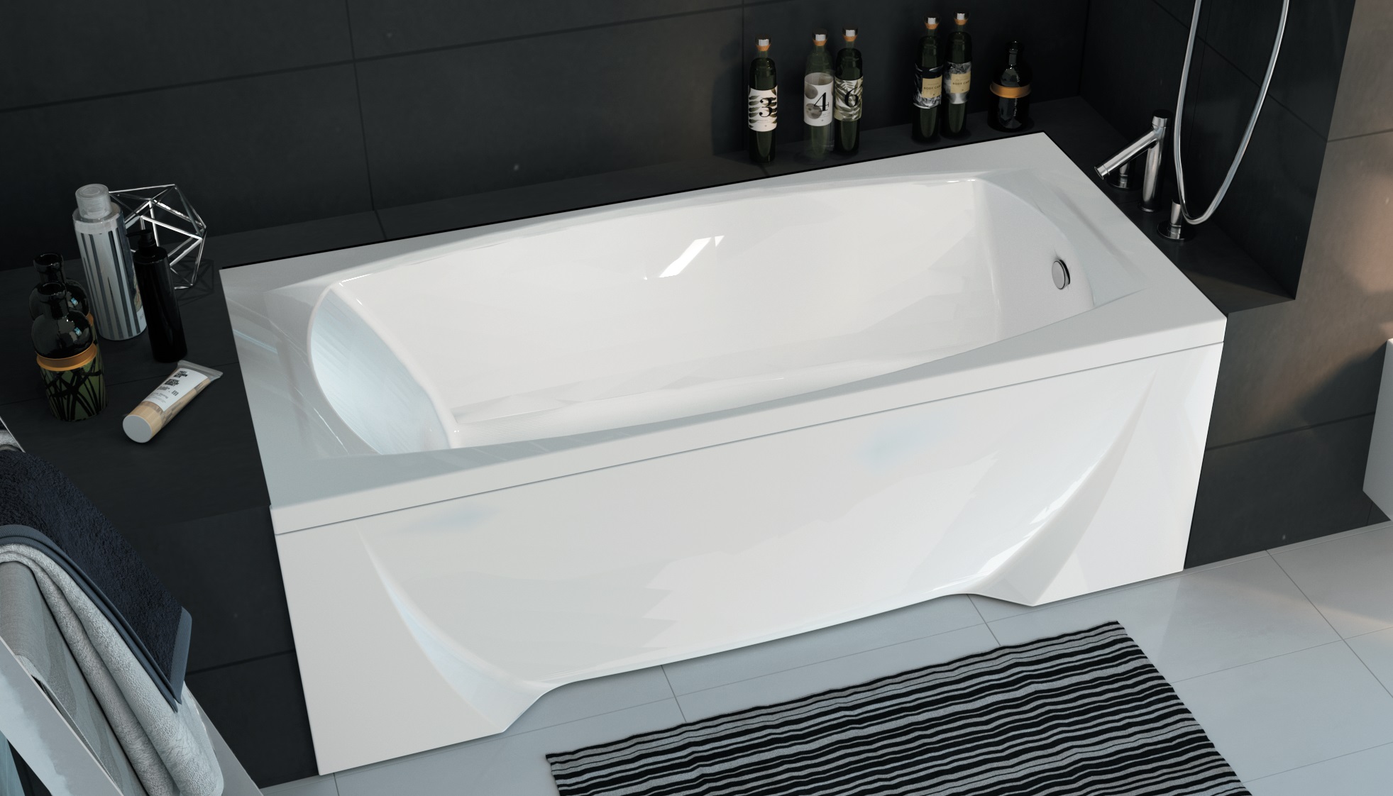 У44074 Ванна Marka One PRAGMATIKA 193-170x80 1 Marka PRAGMATIKA  - Вид №1