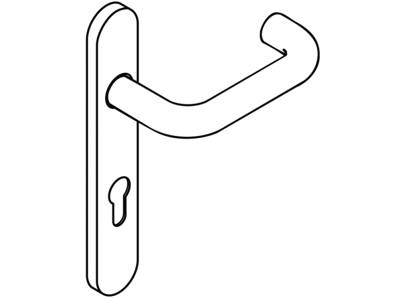 111XAH17.150 Противопаниковая планка ps111xa модель 111x HEWI Beschläge für Außentüren  - Вид №1