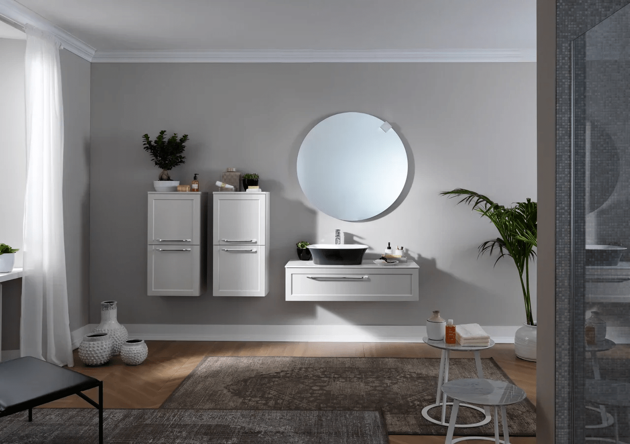 Шкаф пенал Blanche 01258  Словения Kolpa-San  - Вид №1