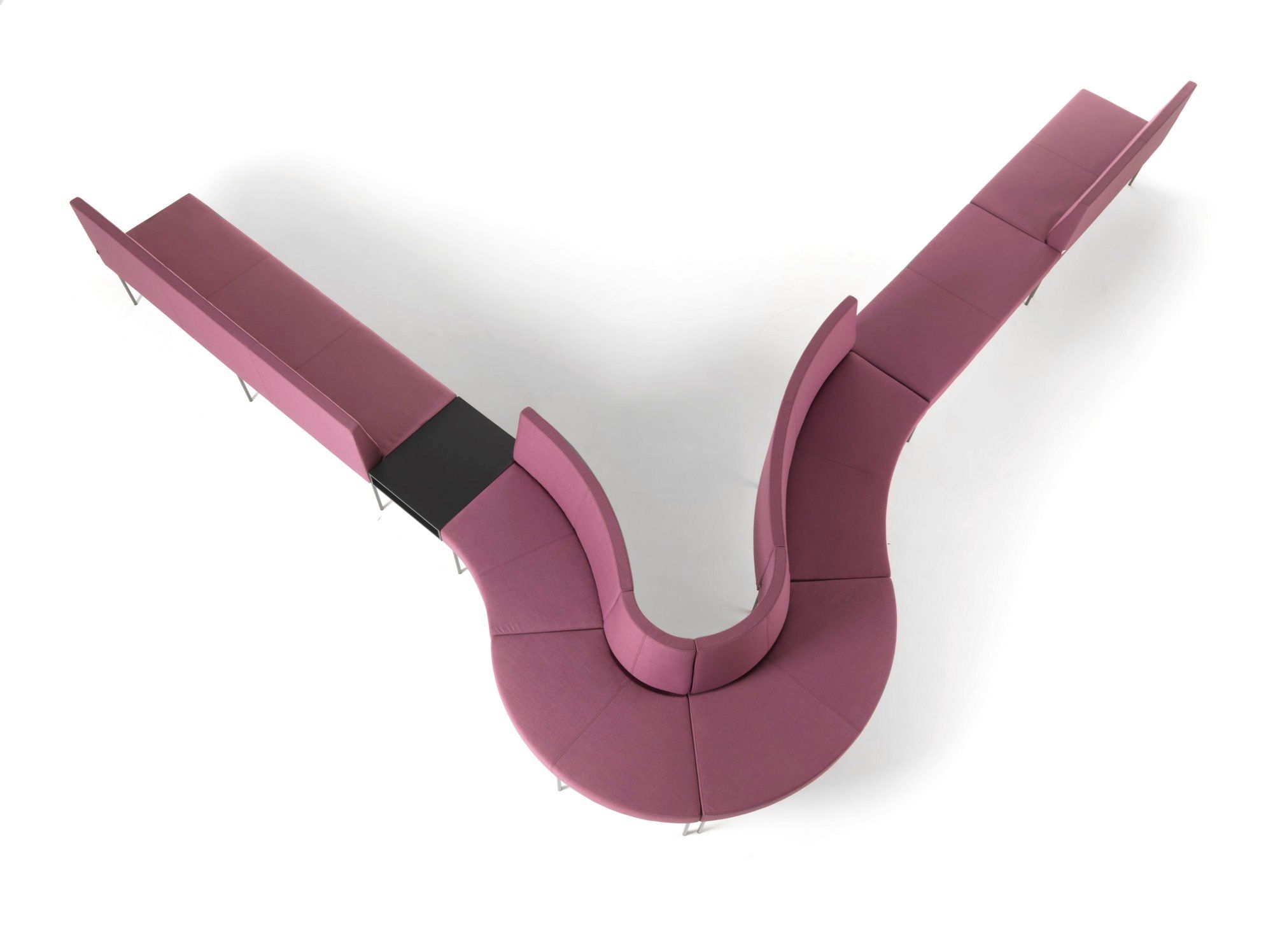 Мягкая скамейка из ткани SITIA Laguna ARCH-00129293 - Вид №12