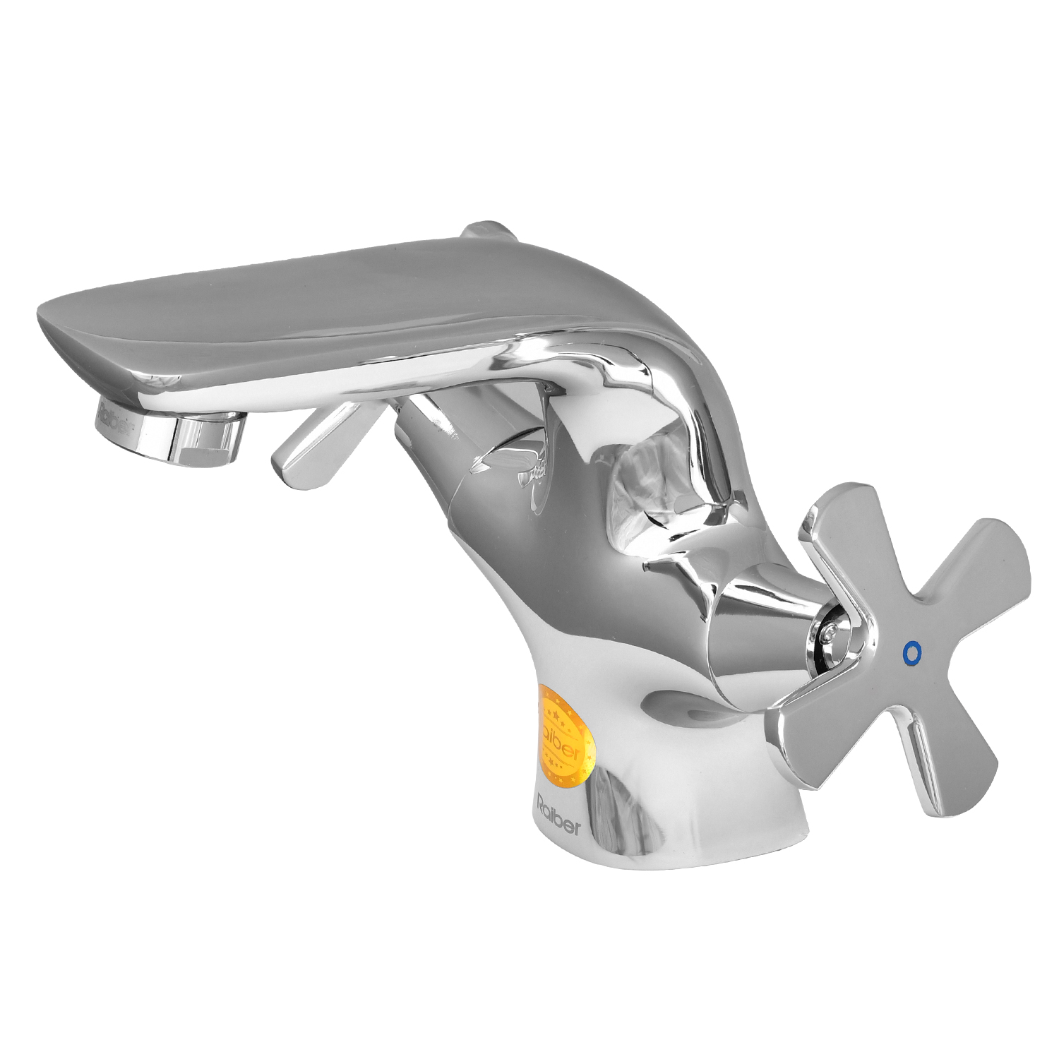 R2201 Смеситель для раковины Main с двумя рукоятками Raiber  - Вид №3