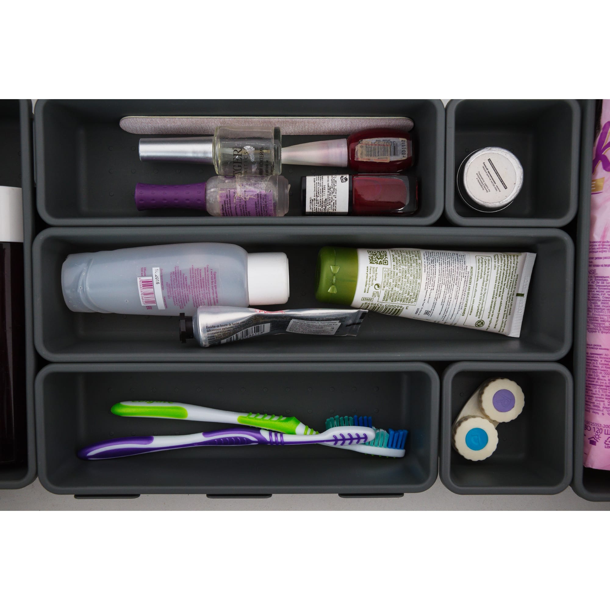 82109197 Лоток 8х30х5 см, цвет графитовый Santreyd  - Вид №4