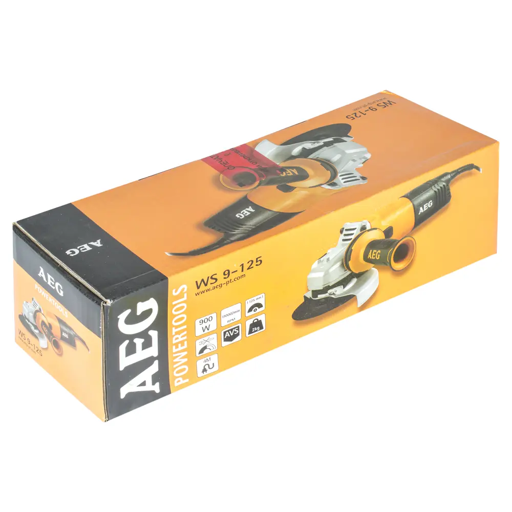 Углошлифовальная машина (болгарка) AEG WS9-125, 900 Вт, 125 мм STLM-2039882 - Вид №4