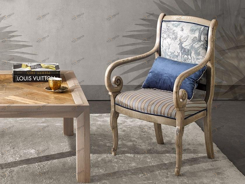 Arvestyle Кресло с обивкой из ткани с подлокотниками  As-1914 