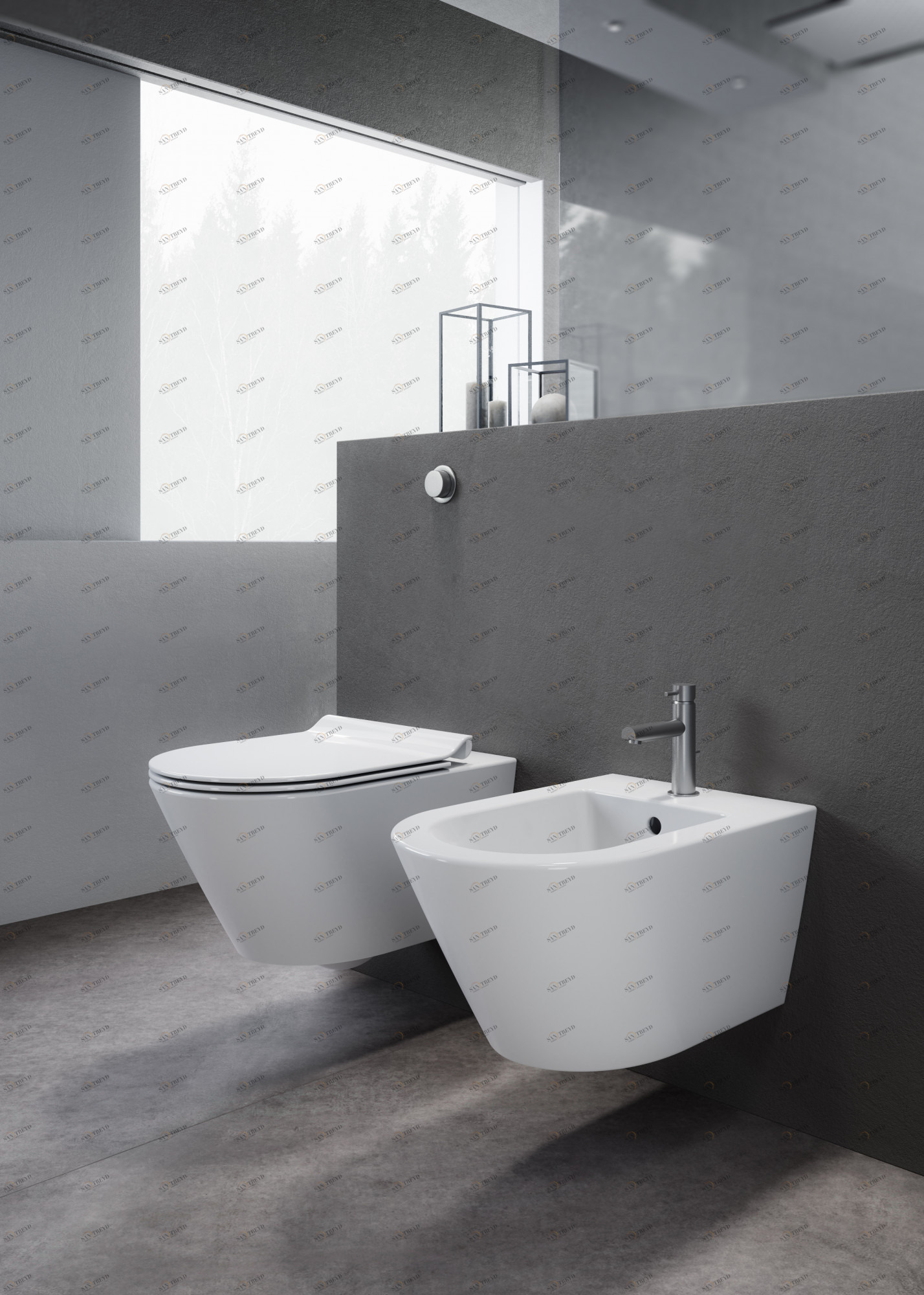 9464111 Биде подвесное  GSI ceramica 