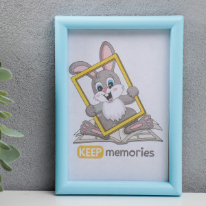 90334830 Рамка 3935835, 10х15 см, пластик, цвет голубой Keep memories STLM-0189262 KEEP MEMORIES