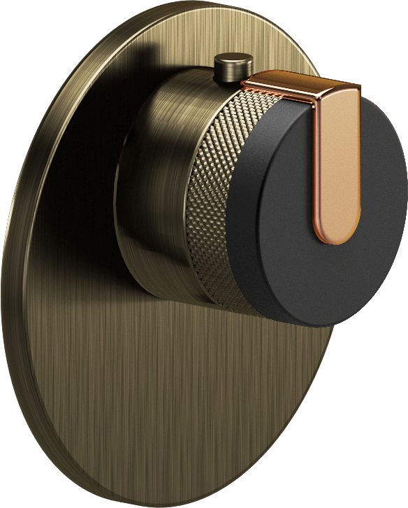 E-8027-R1MBKE-L1RG-VBB-T Термостатический переключатель 3/4-Внешняя часть GRAFF MOD+
