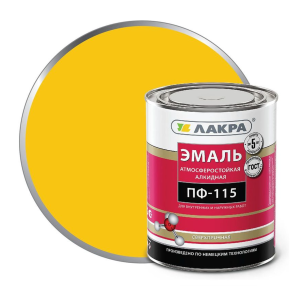 90708652 Эмаль 0007705 цвет желтый 1 кг STLM-0348179 ЛАКРА