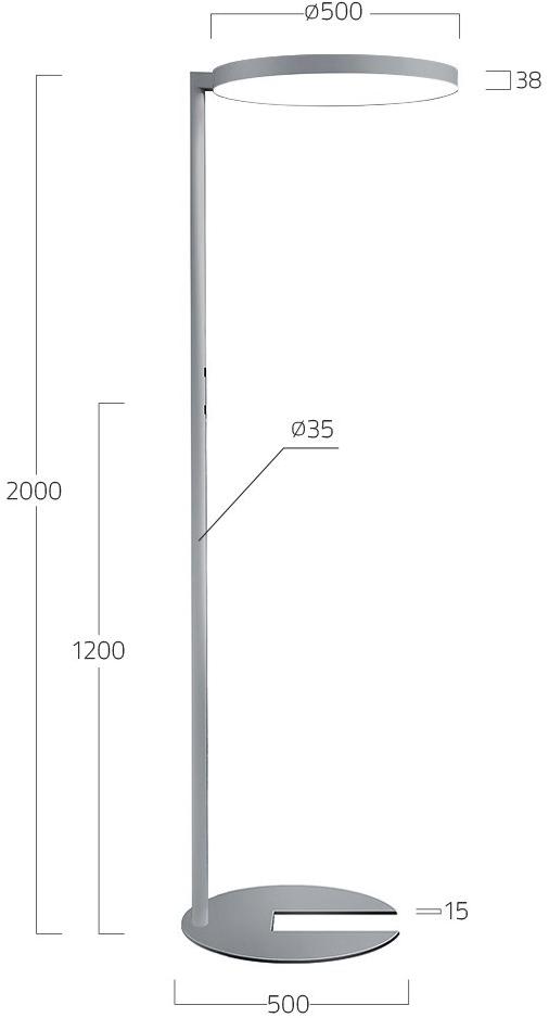 Lightnet Светодиодный торшер Basic sun-id-1391279 - Вид №1