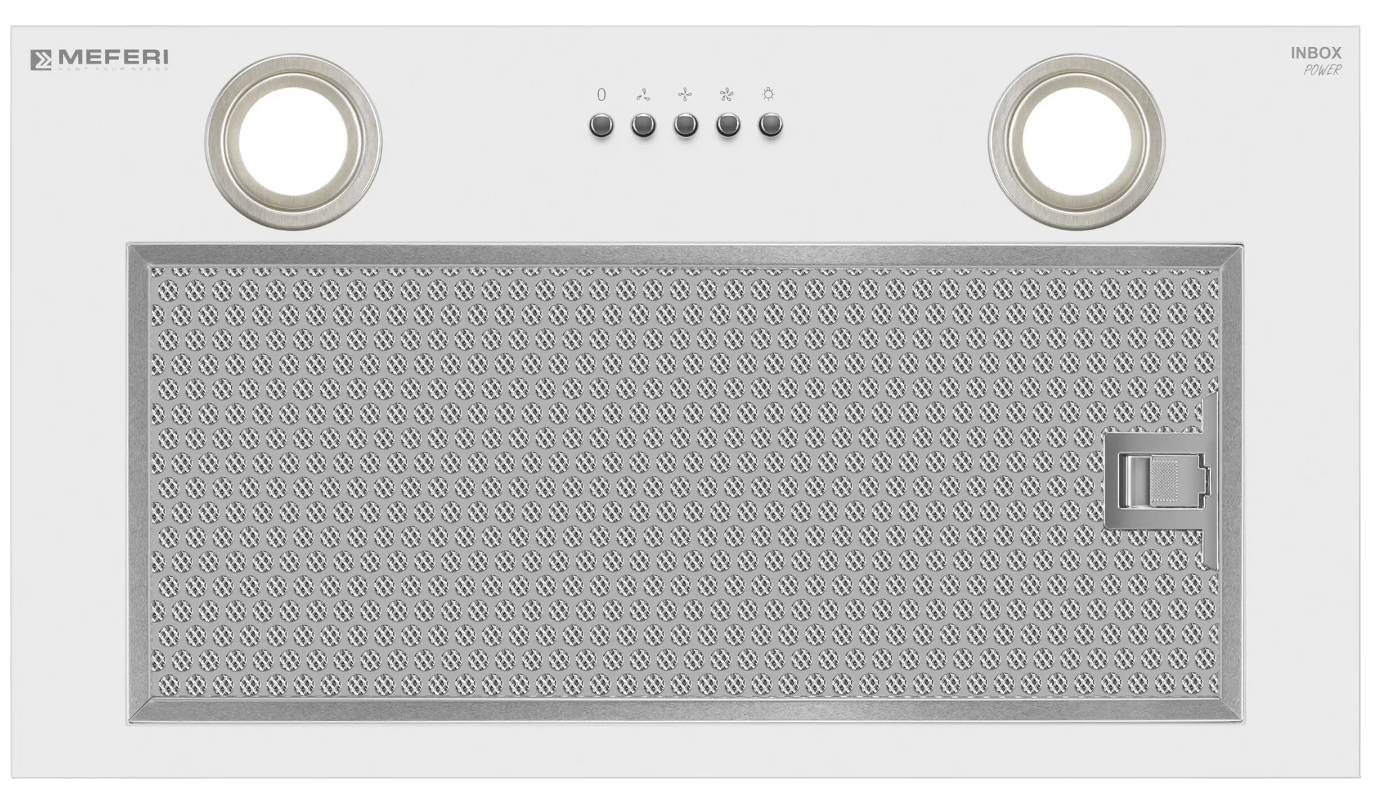 9168695 Вытяжка полновстраиваемая Meferi INBOX52WH POWER белый STDN-0150534 - Вид №4