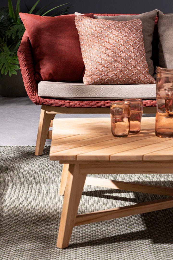 Прямоугольный садовый стол из тикового дерева BIZZOTTO Coachella ARCH-00001764 - Вид №3