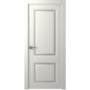 Дверь межкомнатная Аурум 2 глухая эмаль цвет жемчужный 60x220 см (с замком)