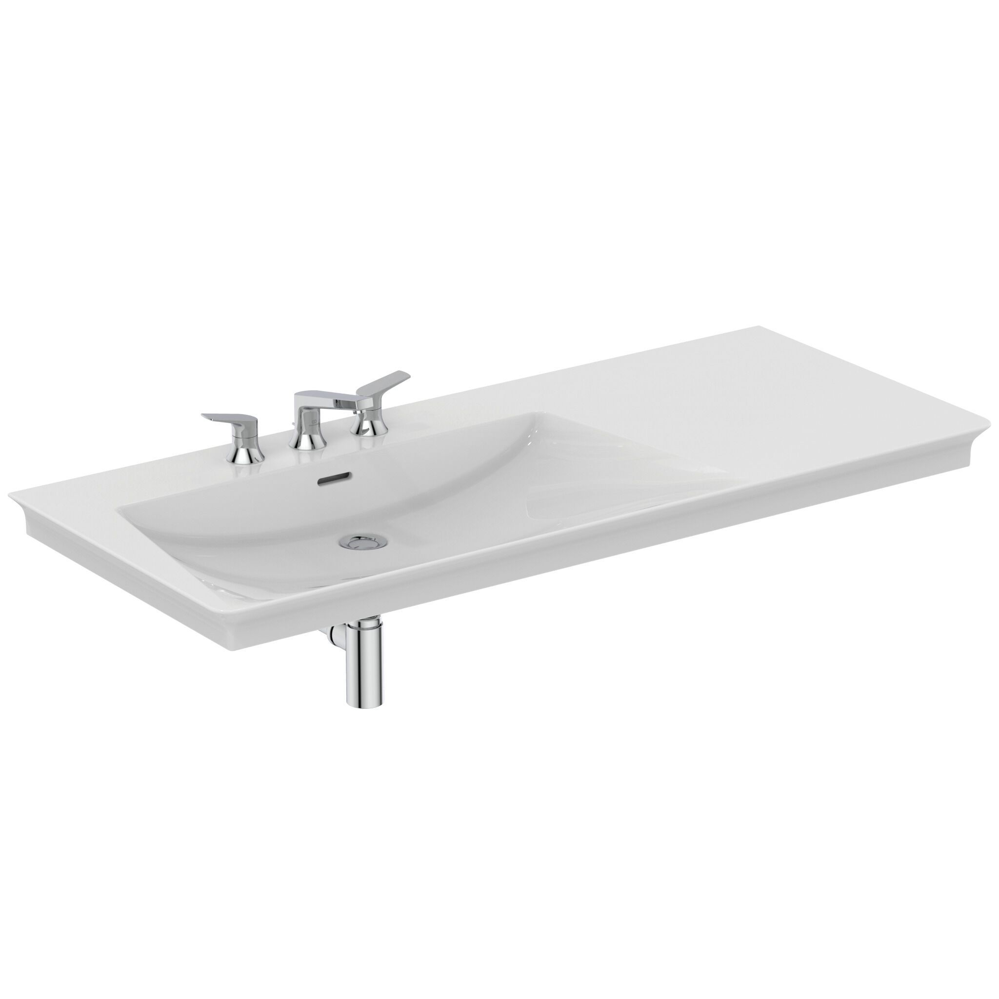 Керамическая раковина с одним переливом и столешницей Ideal Standard La Dolce Vita ARCH-00130656 - Вид №4