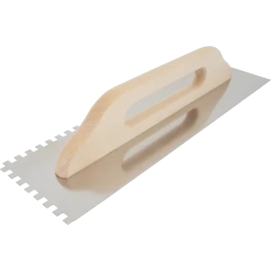 Гладилка зубчатая из нержавеющей стали Hardy 0800-434808 130x480 мм, зуб 8x8 мм