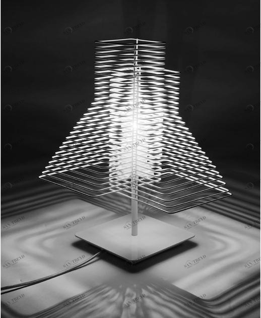 ZAVA Настольная лампа из галогенного железа Grown sun-id-1411403