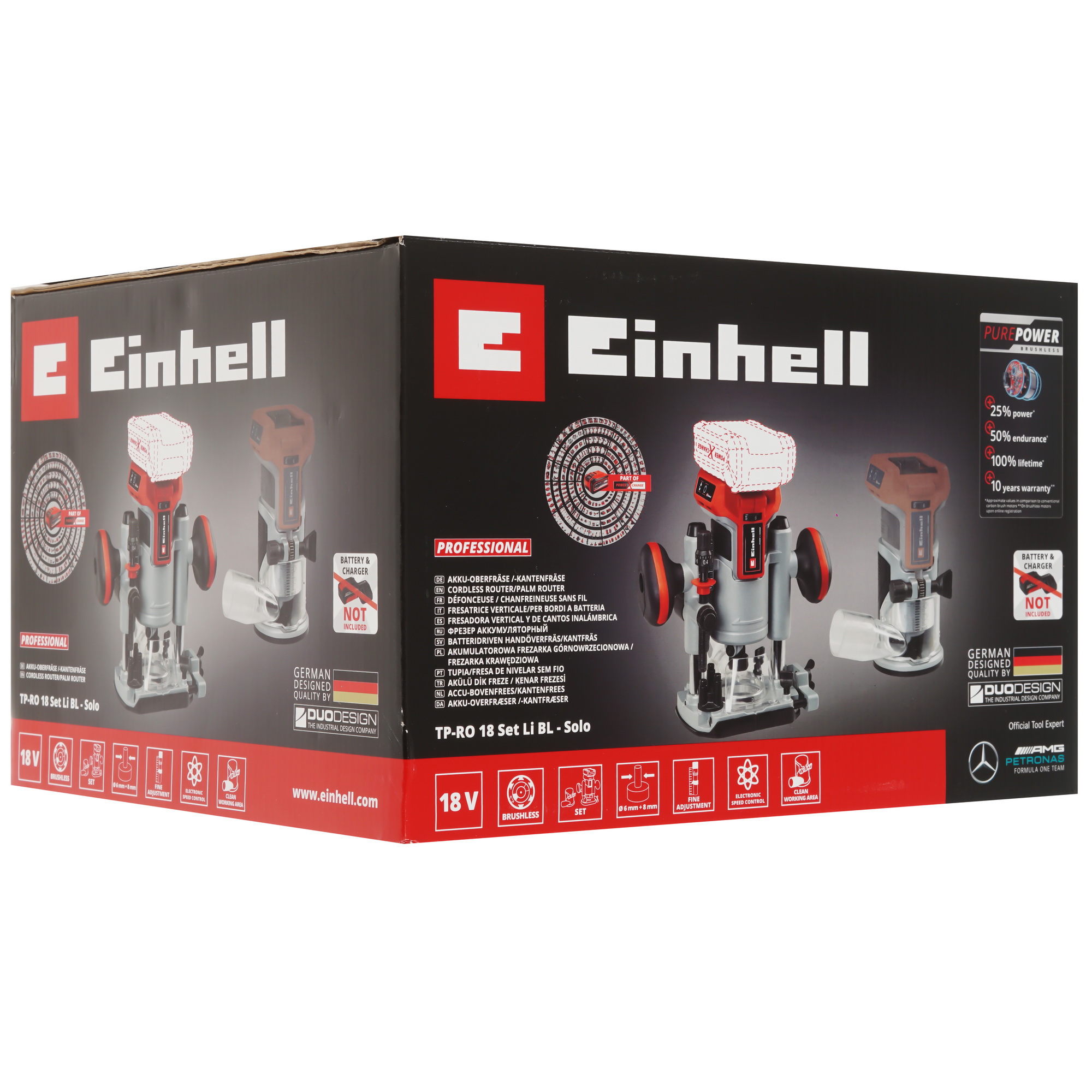 Фрезер Einhell PXC TP-RO 18 Set Li BL   , Без ЗУ, Без АКБ 9167885 STDN-0037605 - Вид №9