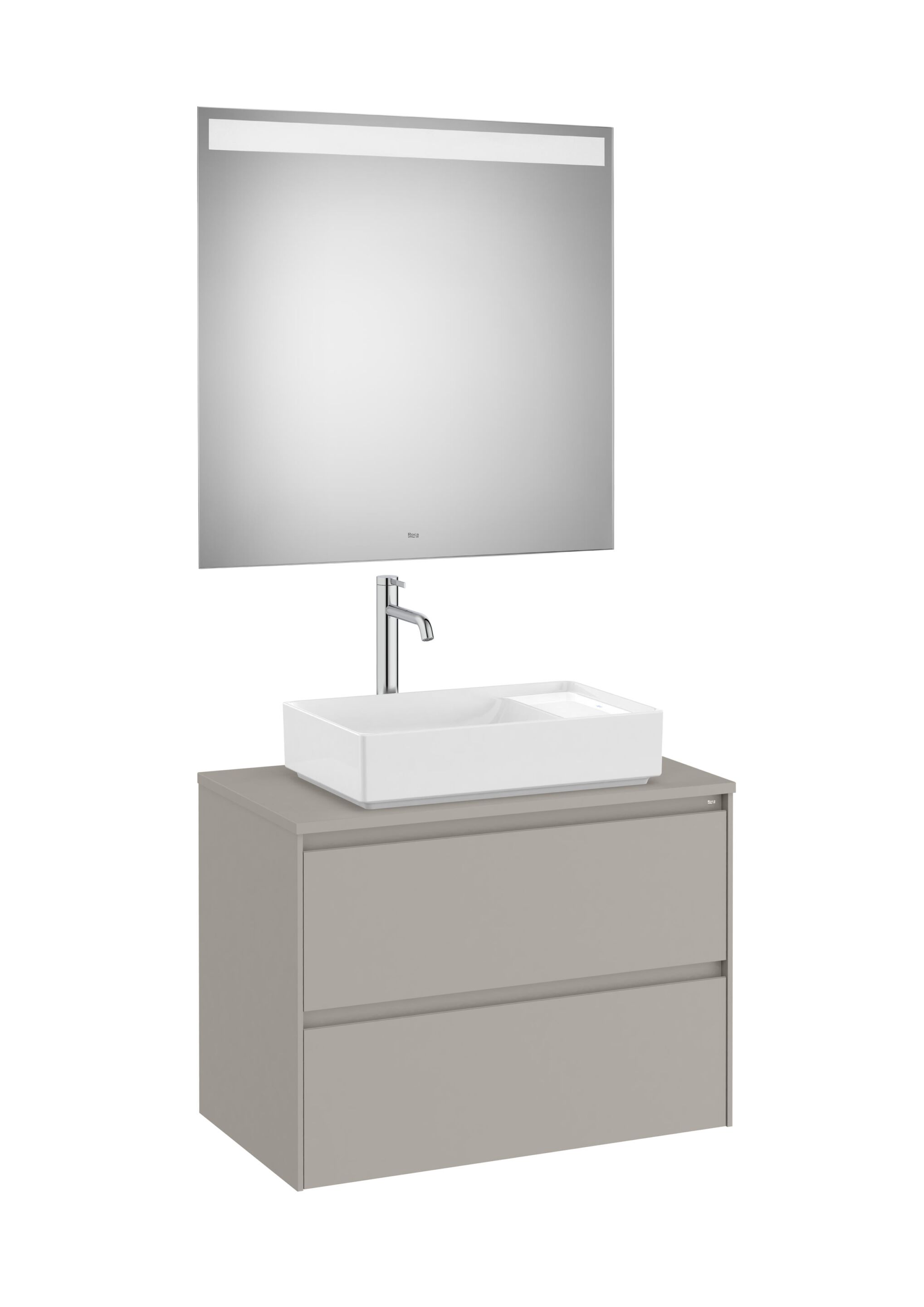 Деревянный одиночный умывальник с зеркалом Roca Ona ARCH-00036665 - Вид №13