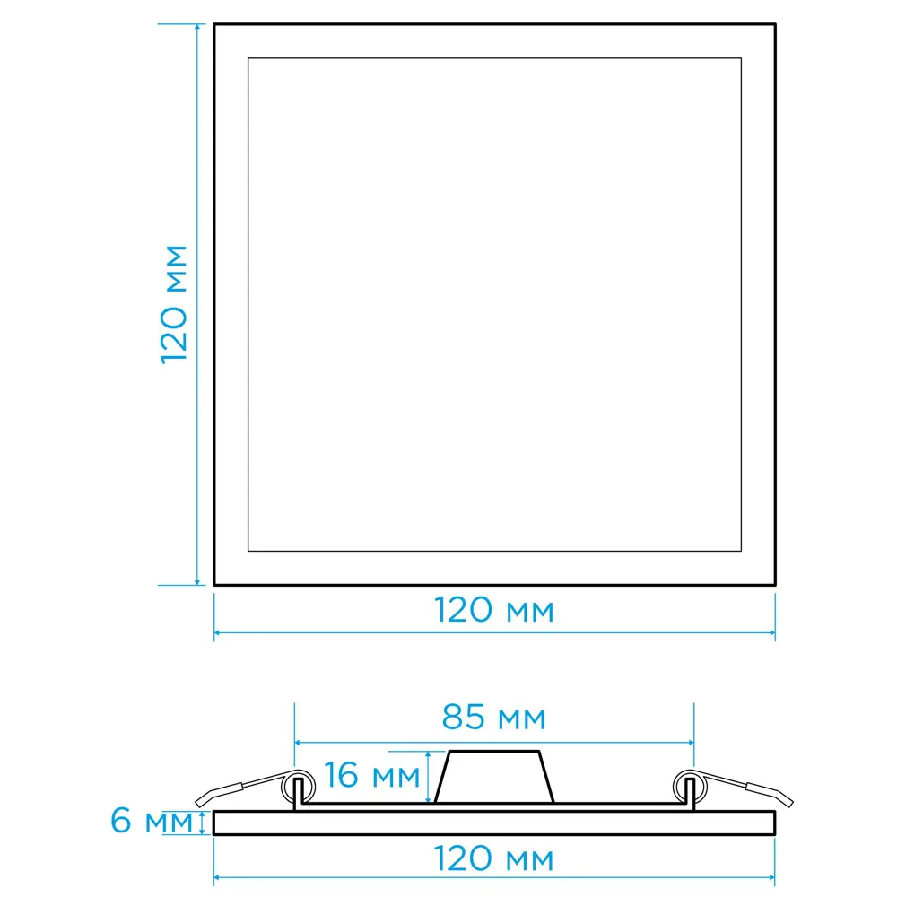 Светильник встраиваемый APEYRON для точечного освещения с нейтральным белым светом 88110331 STLM-0076810 - Вид №6