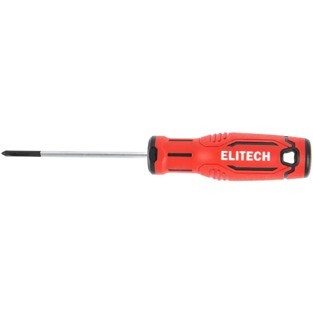 Отвертка крестовая Elitech 211201 PH0x75 мм с магнитным наконечником 89407117 STLM-1578415 - Вид №1