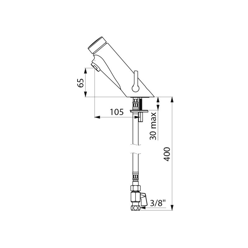 742000 Порционный смеситель TEMPOSOFT MIX DELABIE  - Вид №1