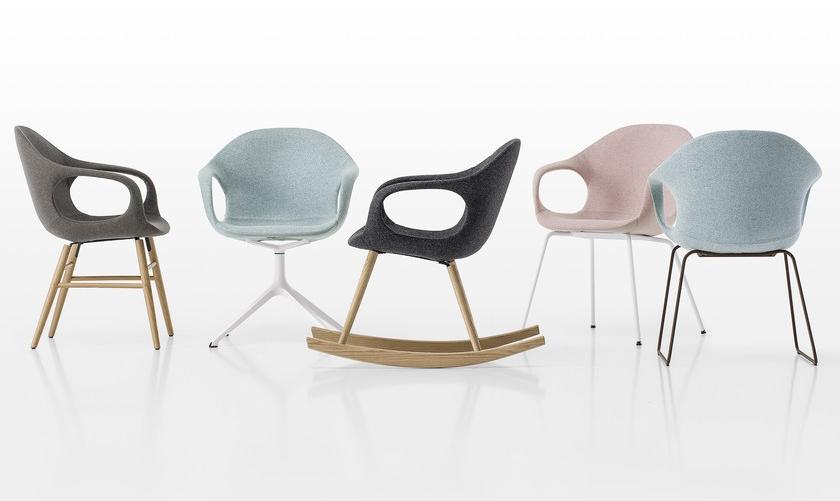 Kristalia Кресло-качалка в коже с подлокотниками Elephant sun-id-1407209 - Вид №2